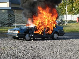 دلایل آتش سوزی خودرو