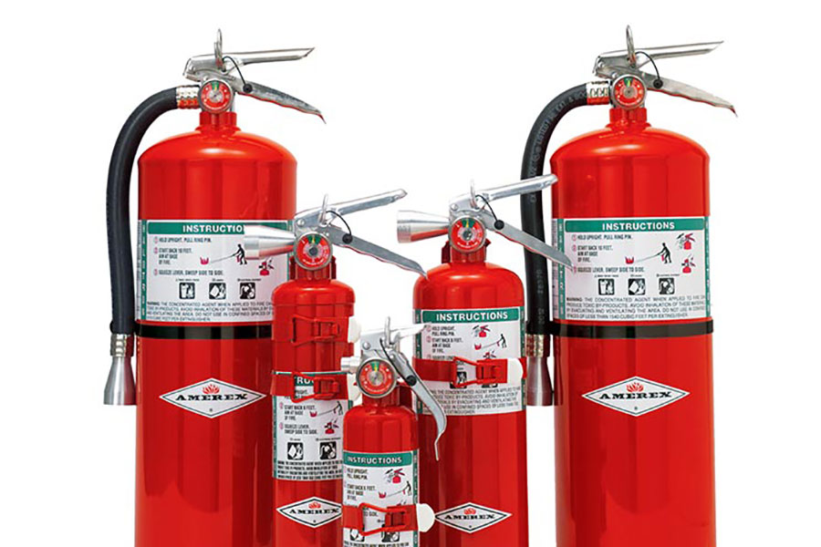 وزن کپسول های آتش نشانی