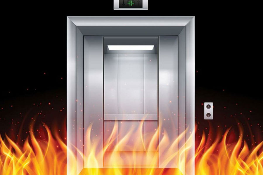 ایمنی آسانسور در برابر آتش سوزی